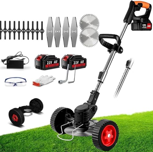 Forubar Weed Wacker Cordless String Trimmer Electric, Edger ...
