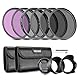 NEEWER Filter-Set für 40,5-mm-Objektive: UV, CPL, FLD, ND2, ND4, ND8, Sonnenblende und Objektivdeckel, kompatibel mit Canon Nikon Sony Panasonic DSLR-Kameras mit 40,5-mm-Objektiv