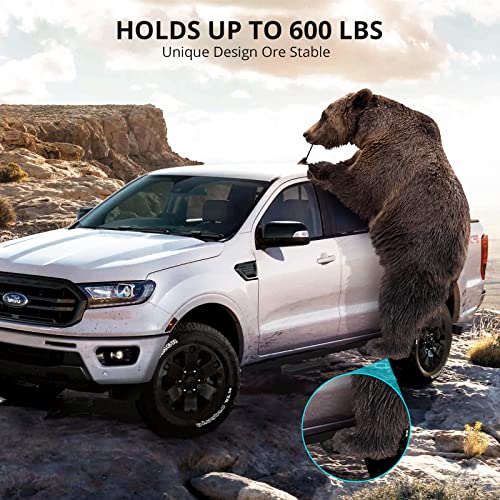Estribos laterales negros para Ford F150 y Super Duty miniatura 4