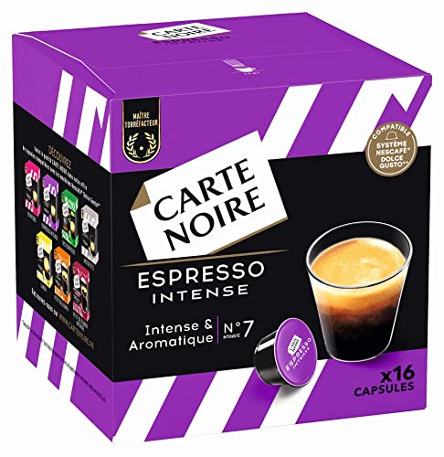 Carte Noire Café Espresso Intense, Capsules Compatibles Dolce Gusto, 6 Paquets de 16 capsules (96 Capsules) - Image 9