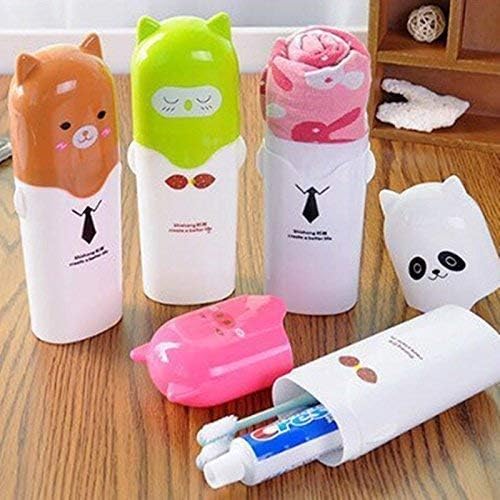 EAGEAN Plastic Anti Bacterial Toothbrush & Toothpaste Holder for Travel, Pack of 2 (B0CKMZW2ZD) Amazon Price History, Amazon Price Tracker