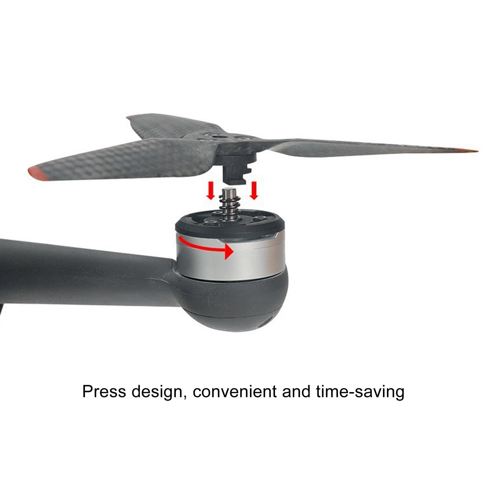Reemplazo de hélices de 4 Uds para Accesorios de Drones FPV, Accesorios de Cuchillas de bajo Ruido, Fibra de Carbono