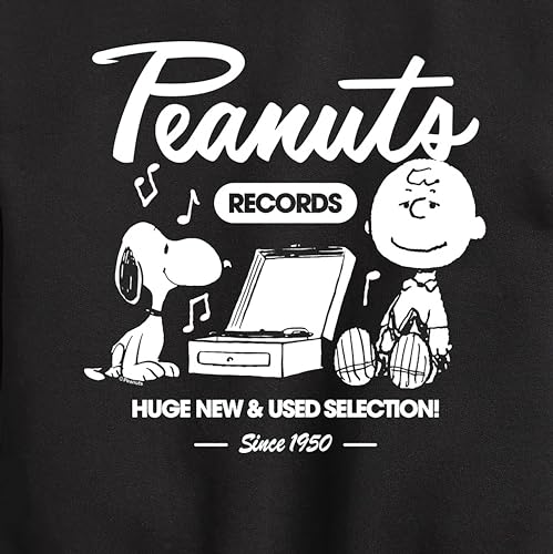 HYBRID APPAREL - Peanuts - Snoopy Charlie Brown Records - Toddler & Youth Crewneck Fleece Sweatshirt3