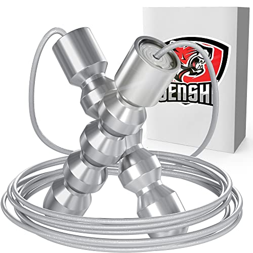 𝗛𝗘𝗔𝗩𝗜𝗘𝗦𝗧 Senshi Japan 1KG Weighted Handles Skipping Rope, Anti Fatigue Handles, Weighted Steel Wire Jump Rope For Men, Women & Children, 𝗛𝗘𝗔𝗩𝗜𝗘𝗦𝗧 Senshi Japan 1KG Weighted Handles Skipping Rope, Anti Fatigue Handles, Weighted Steel Wire Jump Rope For Men, Women & Children,