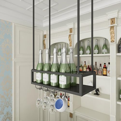 Casier à vin suspendu pour optimiser l'espace et ranger vos verres - 8
