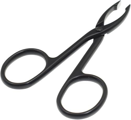 Miniatura 8 de 2 pinzas con mango de tijera, punta recta, pinzas para cejas en forma de tijera, para quitar el pelo, cuidado facial de las cejas (plateado)