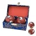 JapanBargain S-3580, Chinese Health Stress Relieve Hand Exercise Baoding Balls, Red