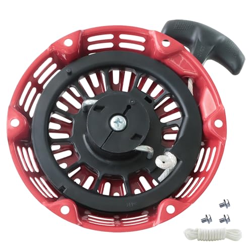 Image of KIKITE GX160 Pull Start Compatible with Honda GX120 GX200 5.5HP 6.5HP Engine 28400-Z4M-306ZB 27400-Z1T-702 Recoil Starter Assembly Curved Steel Rod Pawls
