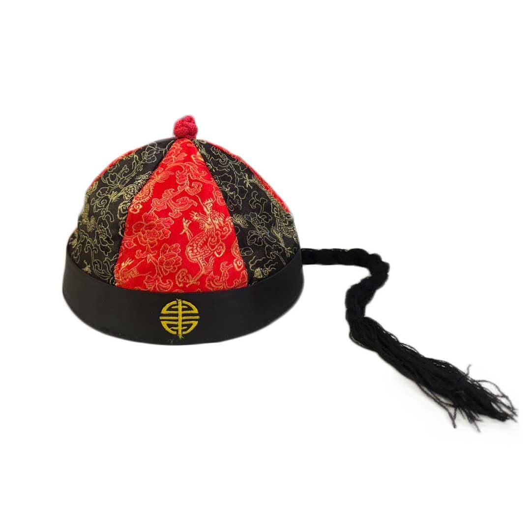 Amazon.co.jp: [AiO JAPAN] 帽子 中華 中国の宮殿帽子 後ろ髪付き
