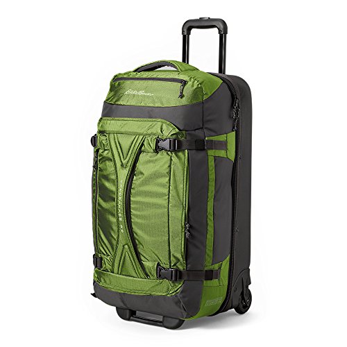 Eddie Bauer Unisex-Adult Expedition Drop-Bottom Rolling Duffel - Large, Green Re