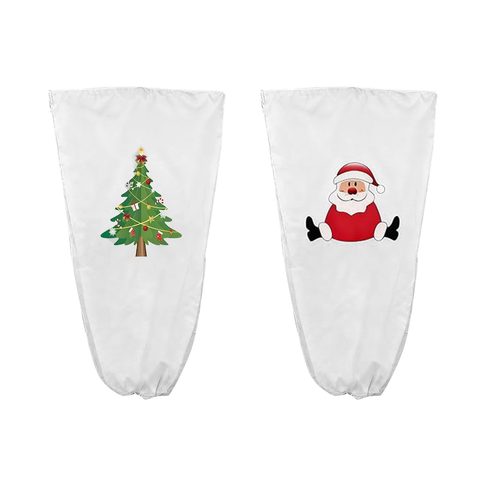 Apglsxy White Ventilated Christmas Oriented Plant Covers 2 Pack Warm Insulation For Porch Backyard Garden Deck Winter Plant Covers Christmas Plan