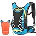 VBIGER 15L Mochila Ciclismo Mochila Senderismo Mochila de hidratación con Cubierta Impermeable al Aire Libre Ligera para Hombres y Mujeres Sin Bolsa Agua (Azul Claro)