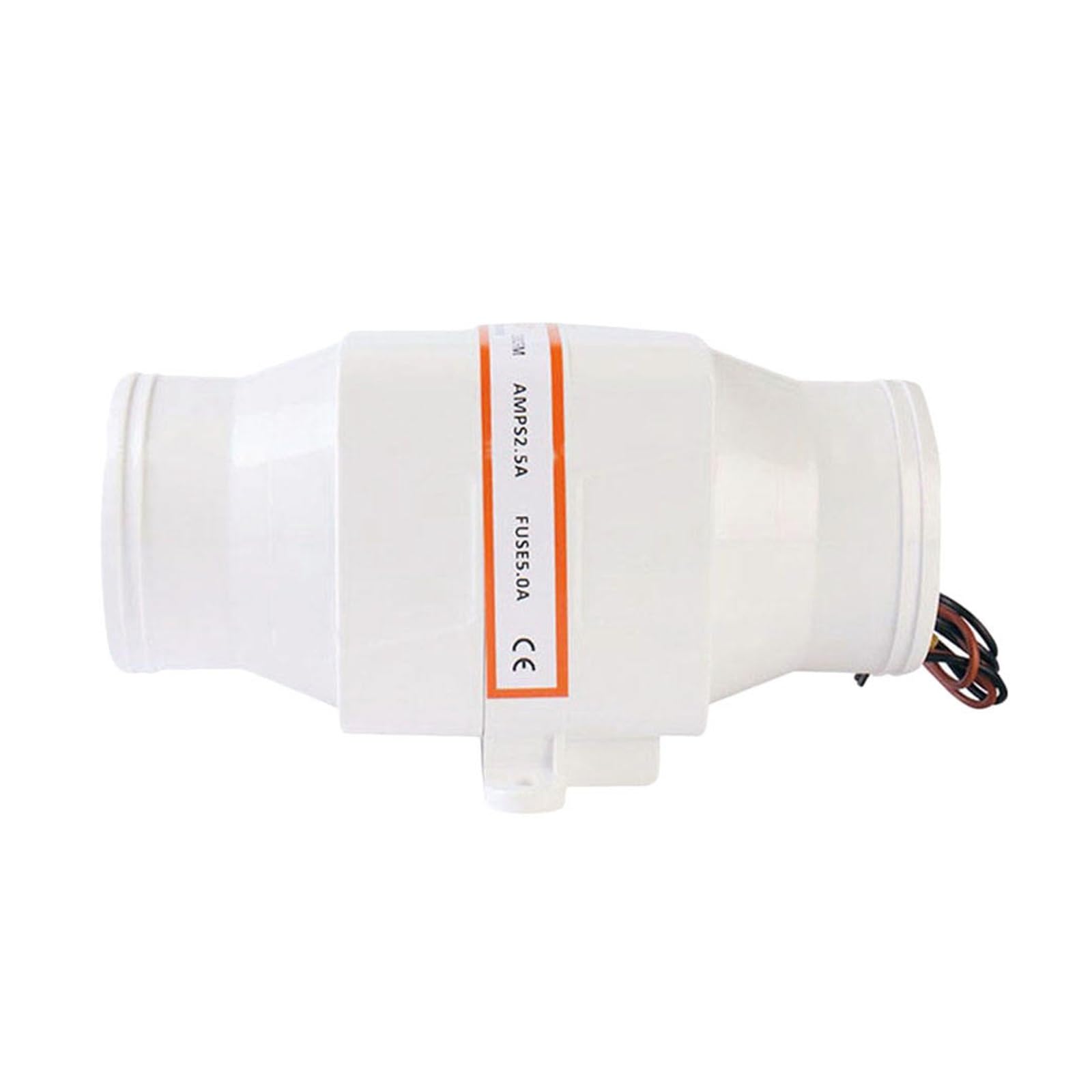 Ventilador de Extracción, Soplador En Línea Silencioso De 4 Pulgadas Y 270 CFM, Ventilador Turbo De Flujo De Aire Silencioso De 12 V For Circulación De Aire En Conductos, Rejillas De Ventilación Y Tie