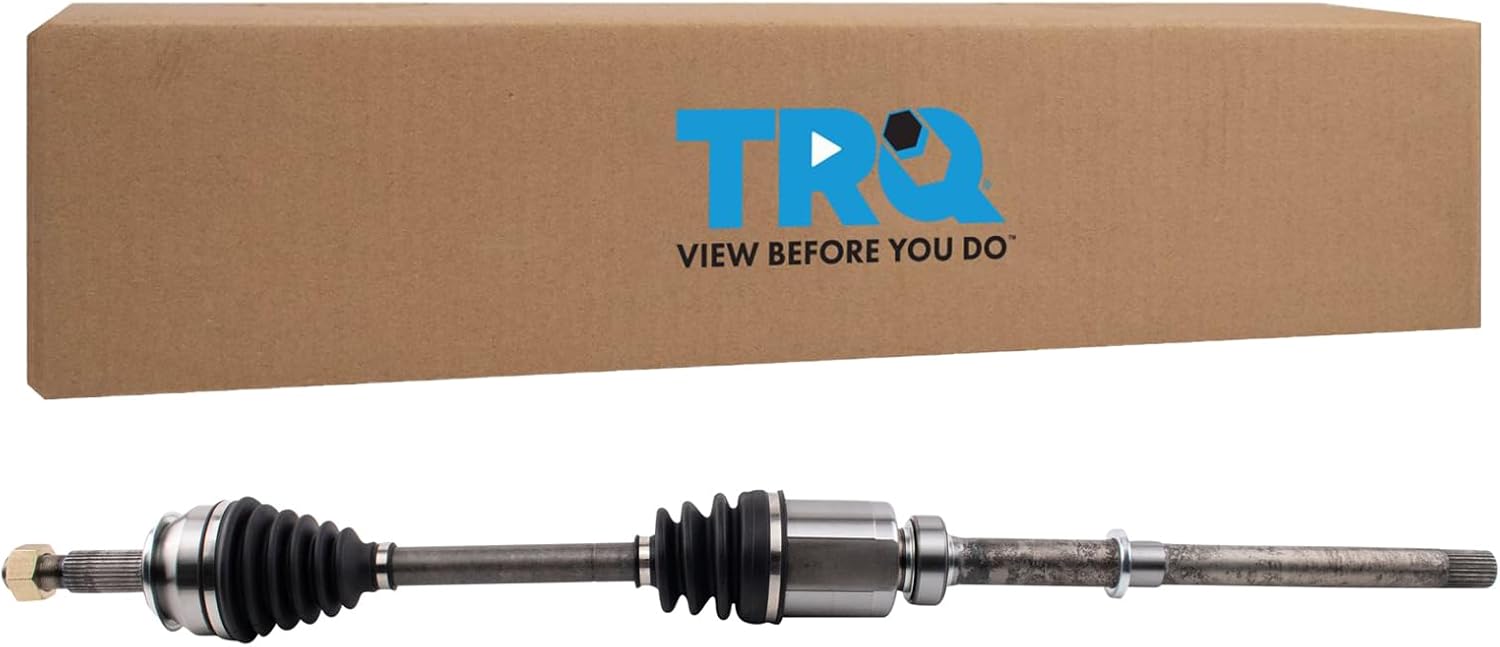TRQ Front Right CV Axle Shaft Assembly Passenger Side Compatible with 2014-2020 Nissan Rogue CSA33467