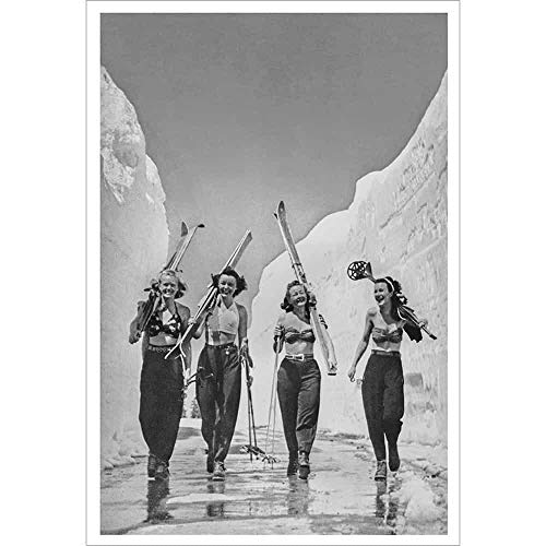 70年代 ビンテージ SKIPOLES＆SKI スキー デザイン ポスター 70年代 ビンテージ SKIPOLES＆SKI スキー デザイン ポスター