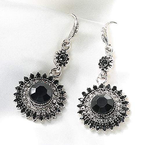 JENPECH 2 Pares De Orelha Oscilante Brincos Para Mulheres Meninas Personalidade Selvagem Forma Redon