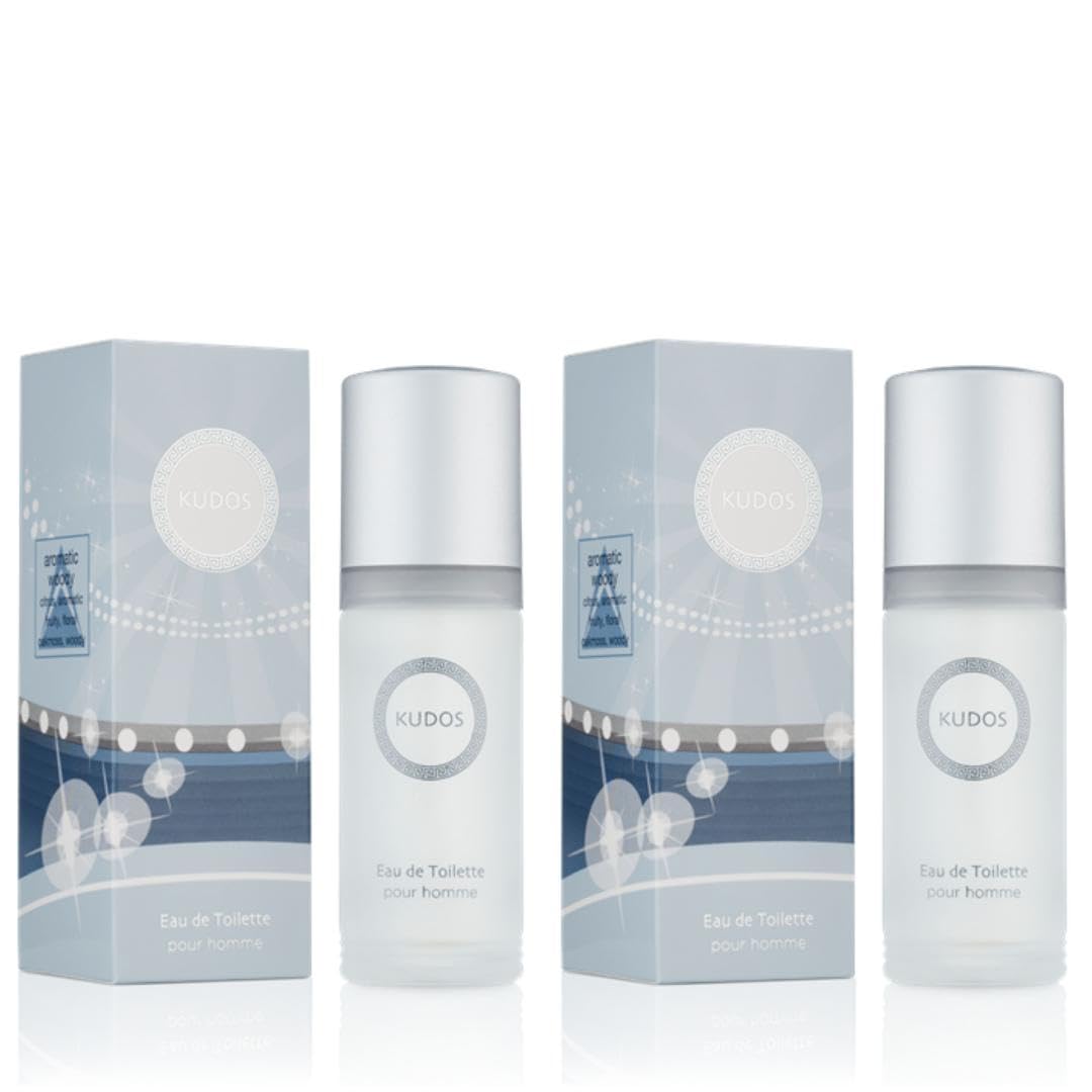 Crimson Kangaroo Fragrances2 Pack Set Of Mens Kudos Milton Lloyd Eau De Toilette Fragrances 50 Millilitre