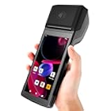 POS Android 14 Receipt Printer Android 14 and 58mm High Speed Thermal Printer 5.5’ Touch Screen. Handheld Point of Sale with Barcodes Scan 1D/2D/QR and NFC. 3GB Ram+32GB ROM