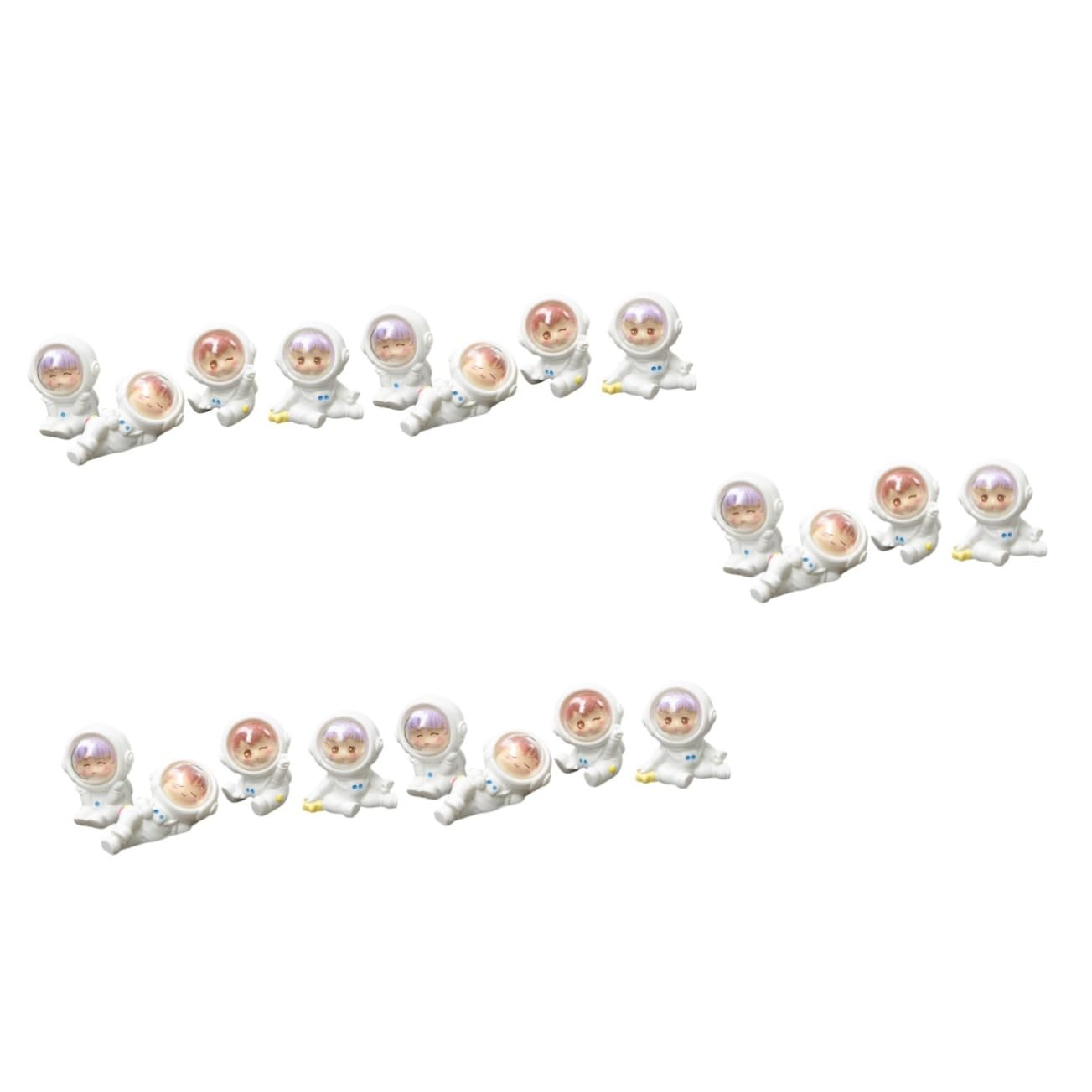 SOIMISS 5 Series Figuritas De Astronautas Adorables Decoración De Escritorio Estatuillas De Astronautas Adorno Hogar Oficina Y 4 Piezas X 5
