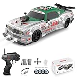 VANLYTPET Carro de Control Remoto Drift 2.4GHz Escala 1:16 4WD Carros de Control Remoto de Alta Velocidad con Luces LED,...