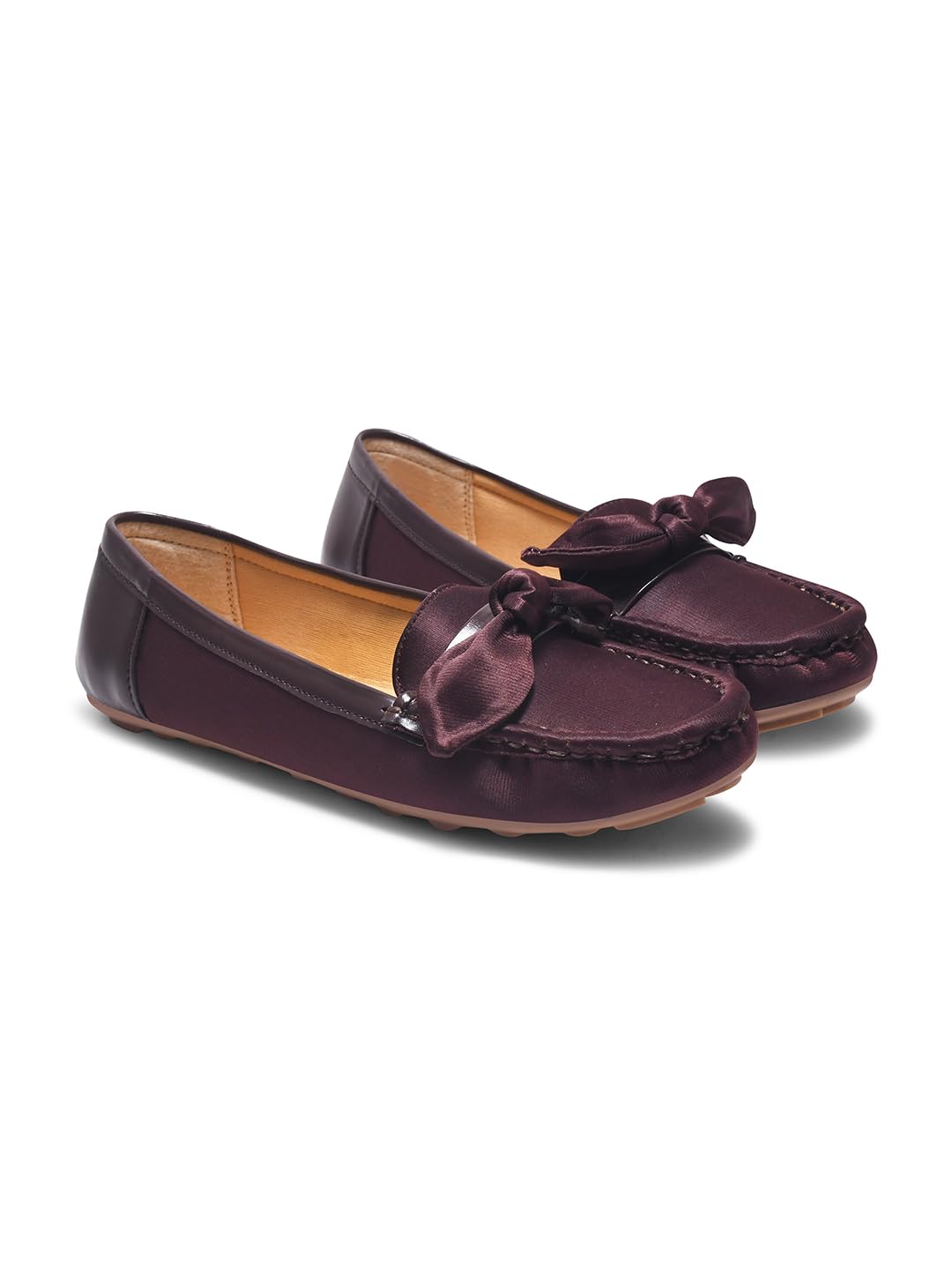 Women's Loafers Flats Comfortable Slip-on Bowknot Walking Dressy Penny Shoes with Arch Support Work Office Casual-image-38