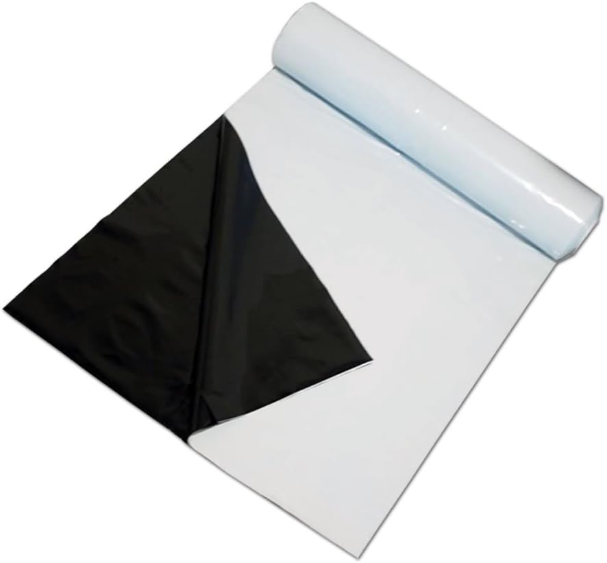 Panda Film 10' x 100', Black White Poly