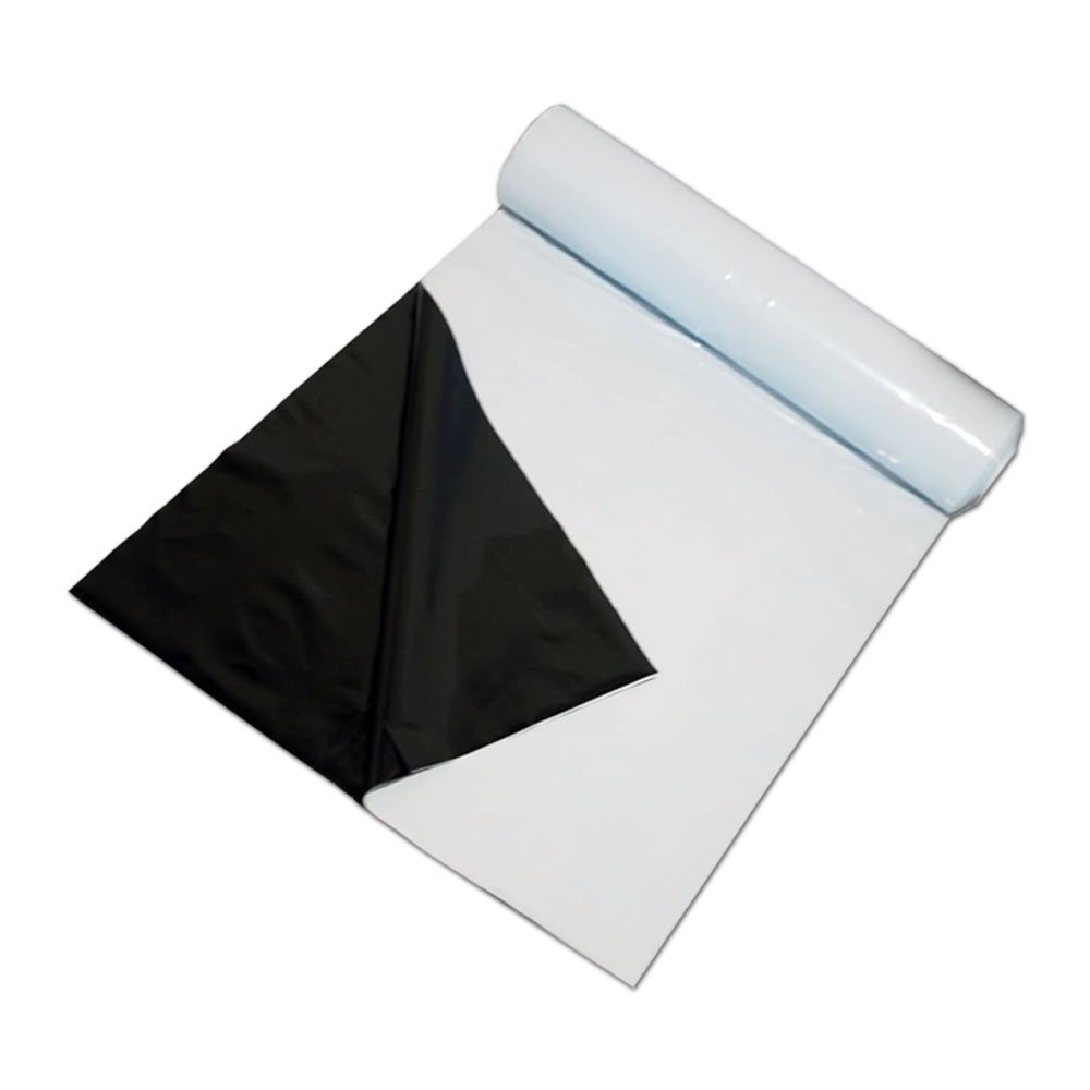 Panda Film 10' x 100', Black White Poly