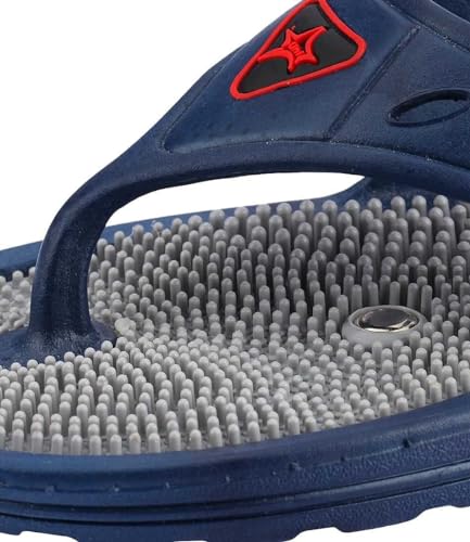 Image of Acupressure and Magnetic Therapy Accu Paduka Slippers, Full Body Blood Circulation Slippers, Foot Massager, Natural Slippers for Men, Women and Unisex