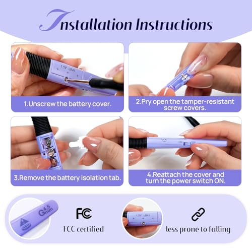 Image of Lewhoo 3 Size Lighted Crochet Hook Set, Illuminated Crochet Hooks with Replacement Battery, Led Set with Case for Crocheters 4.0mm, 5.0mm, 6.0mm