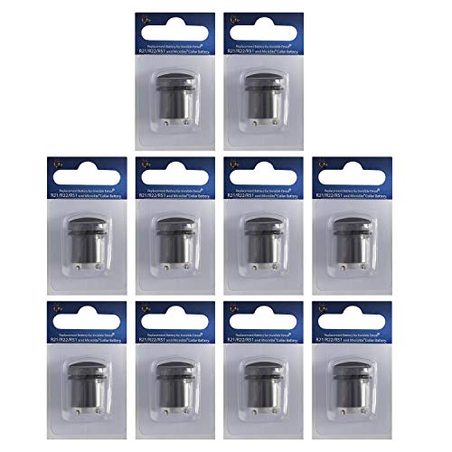 Ruzixt Dog Fence Batteries Compatible with Invisible Fence R21, R22, R51 and Microlite Collars