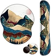 ArtSo Mouse Pad Keyboard Wrist Rest Support Ergonomic, Upgraded Cushion Mousepad Gel Memory Foam ...