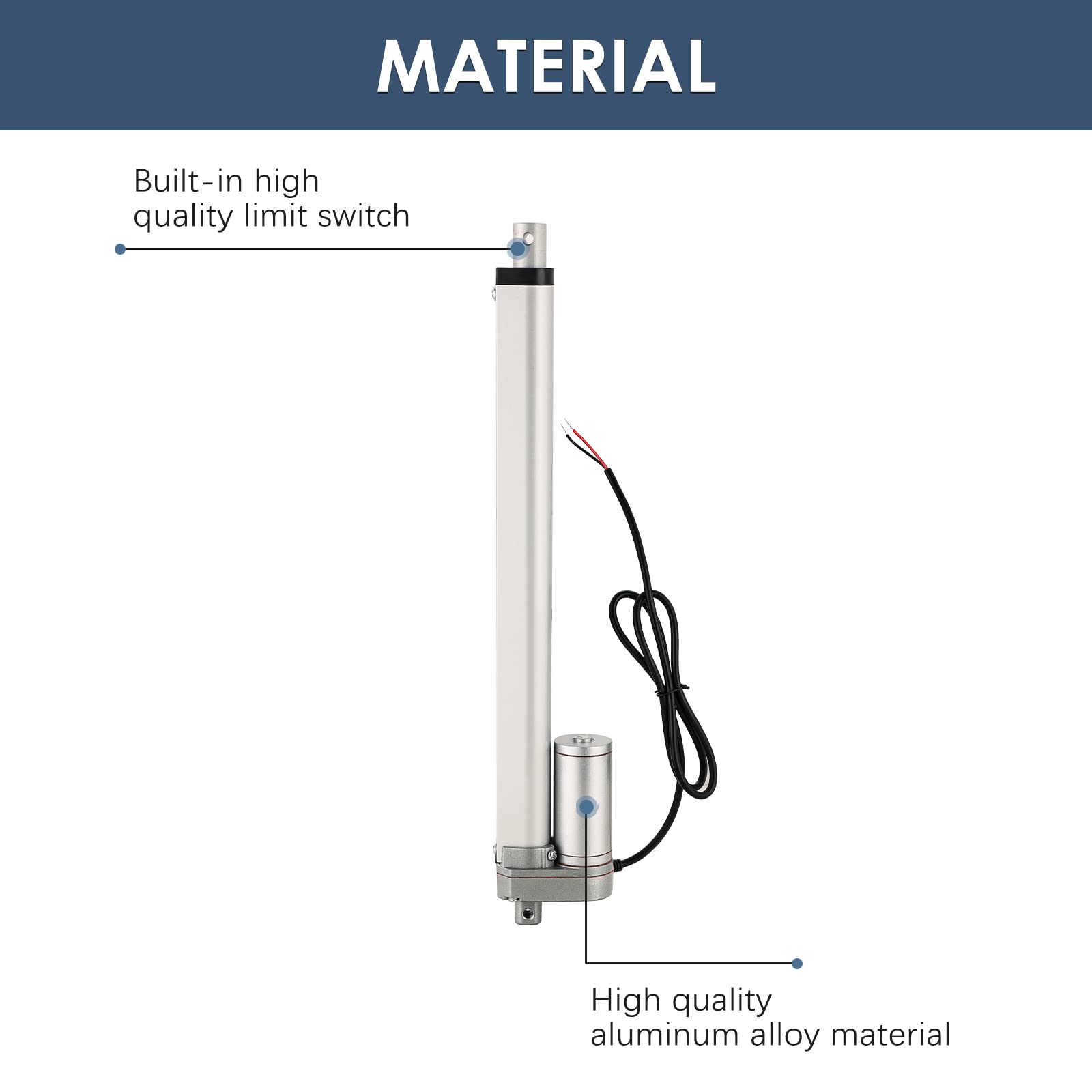 Snapklik.com : MYFULLY Electric Stroke Linear Actuator DC 12V Heavy ...