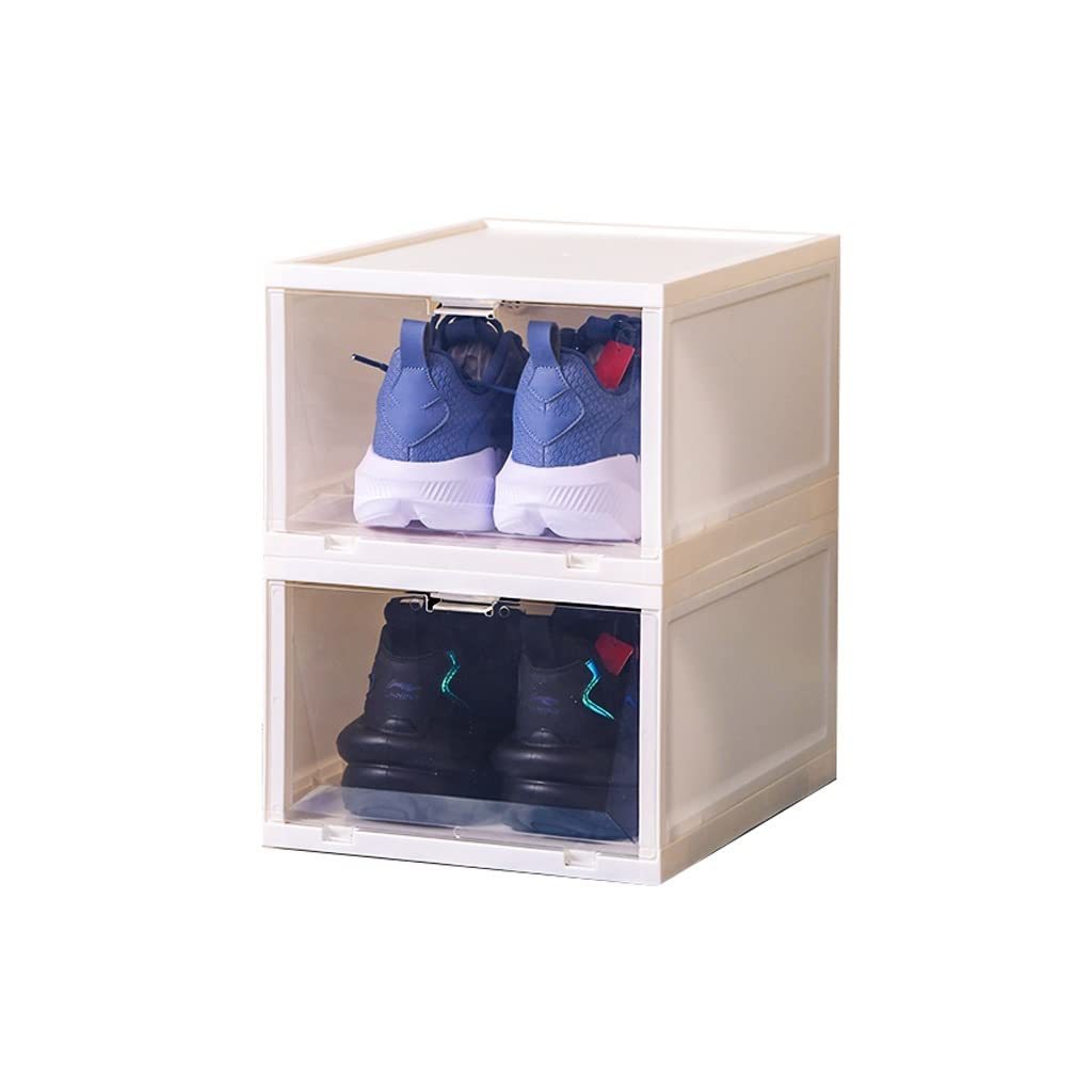Boîte à chaussures pour dressing ordonné et gain de place sous le lit lot de deux RJJ