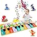 LEADSTAR Tappeto Musicale Bambini,Tappetino per Pianoforte da Ballo con 8 Strumenti e 5 Modes,Tappeto da Danza,Giocattoli Educativi Regali per Ragazzi Ragazze di 1 2 3 4 5 Anni,100 x 36cm