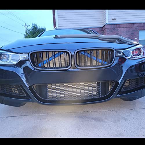 Image of SANRILY For BMW Grill Stripes Accessories Premium Grille Insert Trim for BMW F10,5 series F10 F11 F07,7 series F01 F02 F03 F04 F01 F02 F03 F04,6 series F06 F12 F13 Grill Inserts-Blue