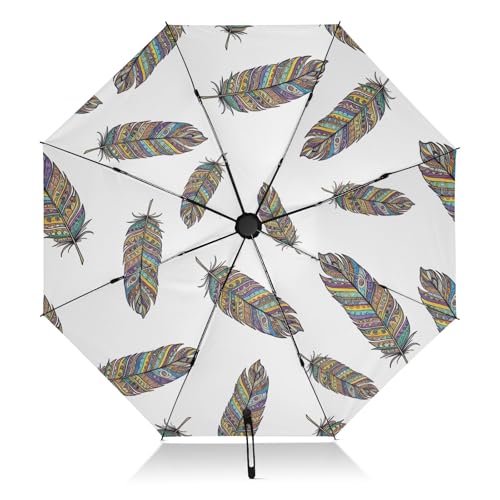 Parapluie de voyage compact GAIREG automatique, le compagnon idéal pour le soleil et la pluie