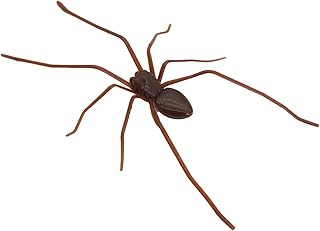 AUklOPVZZ Añade un Toque Espeluznante con una Pegatina Realista de araña para refrigerador. Pegatina Realista de Resina para refrigerador con araña de simulación, marrón