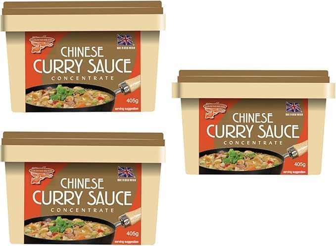 Chinese Curry Sauce Paste 405g (Pack of 3) | Authentic Chinese Flavors | Ready-to-Use Curry Paste for Quick and Delicious Meals