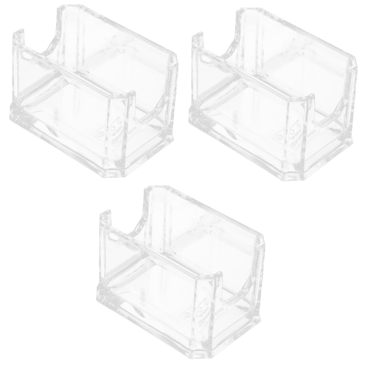 PRETYZOOM 3pcs Tea Bag Box Sugar Bag Seat Tea Bags Sugar Bag Case Storage Tea Bag Container Organizer Tea Bag Case Sugar Bags Bag Container Tea Bag Stands Tea Bag Holder Acrylic