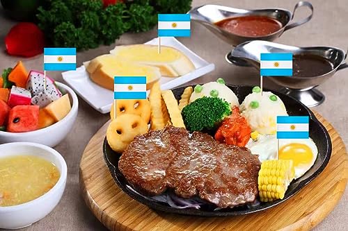 stidsds 100pcs National Zahnstocher Flagge B (Argentinien) – Ansicht 6