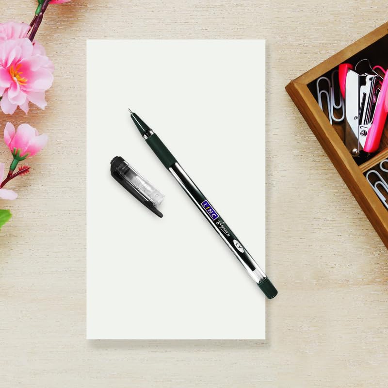 Image of Linc Glycer 0.6 mm Ball Pen | Black Ink, Pack Of 20