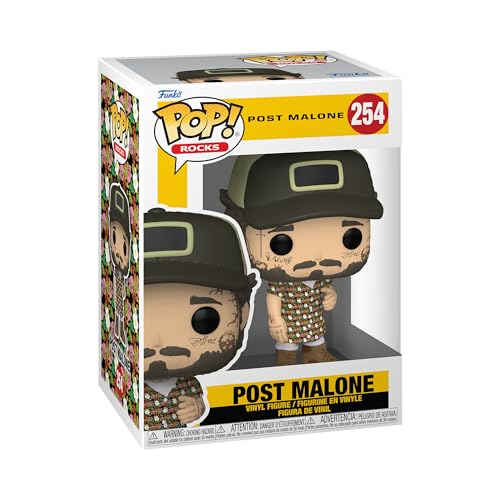 Funko Pop! Rocks: Post Malone Sundress - Figura de Vinilo Coleccionable - Idea de Regalo- Mercancia Oficial - Juguetes para Niños y Adultos - Music Fans - Muñeco para Coleccionistas y Exposición