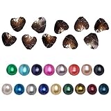 (15PCS) 2017 Fashion 7-8mm Oysters with Large Oval Pearl inside Birthday Gifts (7-8mm)