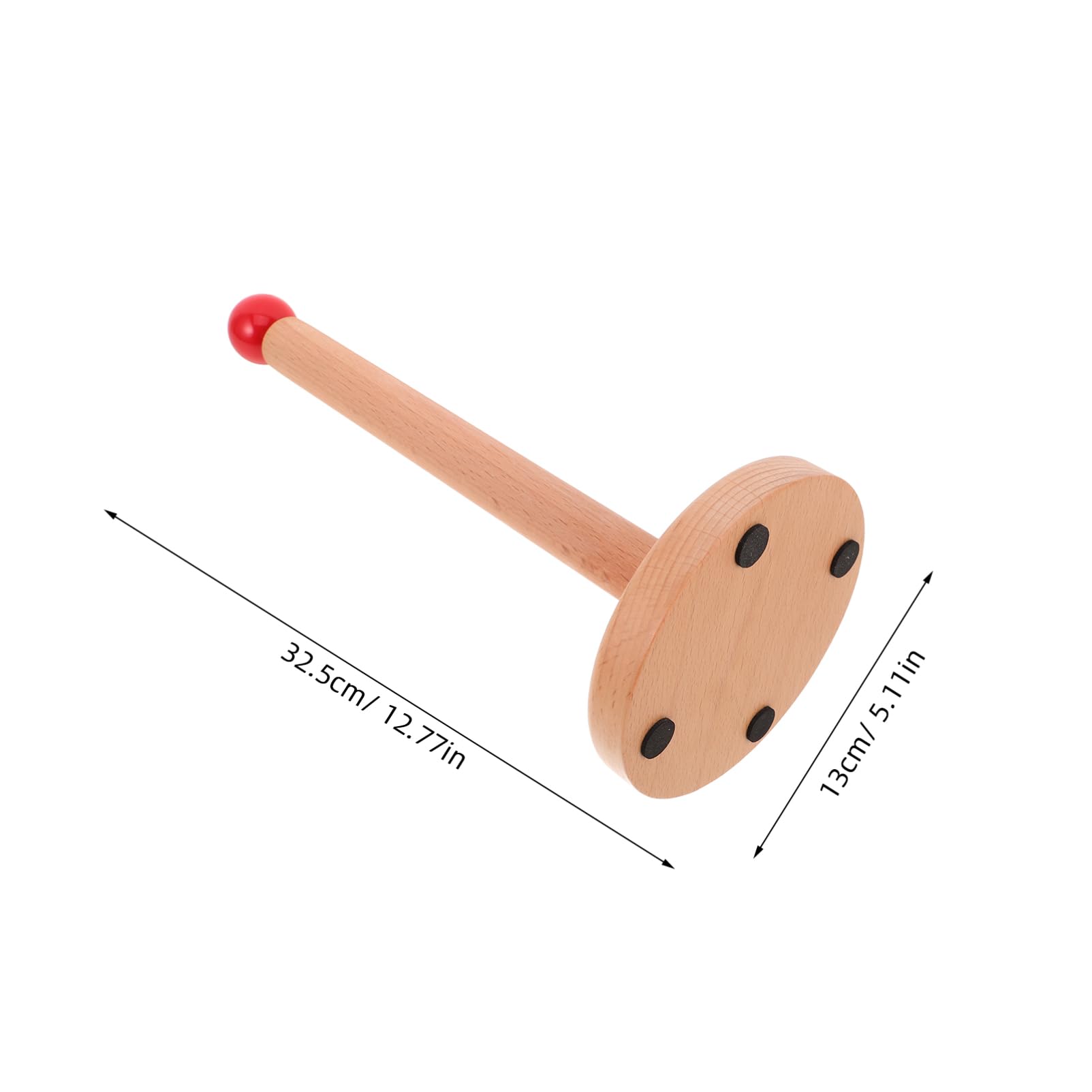 FOMIYES Natural Wood Hair Tie Holder Stand Vertical Scrunchy Tower Organizer for Hair Accessories Compact Desktop Hair Rope Storage for Women Smooth Finish Capacity