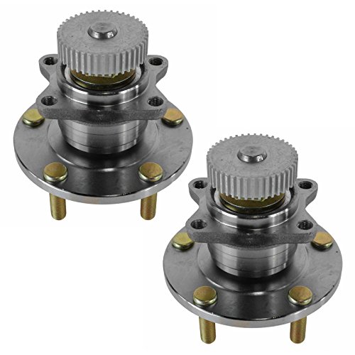 Image of TRQ 2 Piece Rear Wheel Bearing & Hub Assembly Set Compatible with 1995-2005 Chrysler Sebring 1995-2000 Dodge Avenger 2001-2005 Stratus 1995-1998 Eagle Talon 1995-2004 Mitsubishi Eclipse 1996-2003 Gal