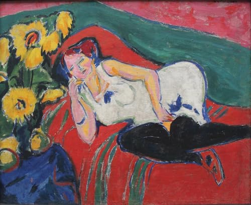 Tableaux peinture sur toile Kirchner 60x90cm pour décoration chambre