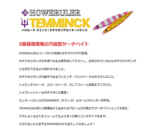 エクリプス(Eclipse) ハウルーラ テミンク (センターバランスモデル) 150g #09 ピンクウェーブホログローゼブラ 2枚目