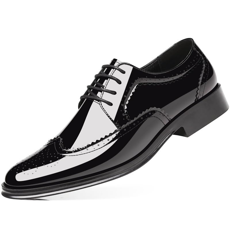 Mens Business Dress Shoes Versatile Size Wedding Pointed Toe Strappy Low
