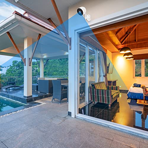 2Pack-Adjustable-Security-Wall-Mount-Bracket-for-Google-Nest-Cam-Outdoor-or-Indoor-Battery-Perfect-View-Angle-for-Your-Security-Camera-System-White