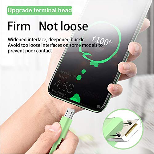 Vista 4 de Cable micro USB (10 pies 5 unidades) cargador Android TPE cable cargador largo de teléfono Android para Samsung Galaxy S7 S6 Edge J7 S5 Note 5 4 LG